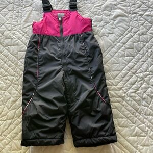 Snow Pants Girls Size 18 Months Navy & Pink